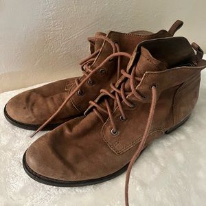 Brown ankle boots